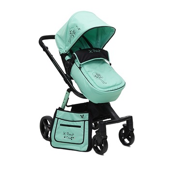 Carucior copii 2 in 1 Cangaroo X Point Verde Carucior copii 2 in 1 Cangaroo X Point Verde
