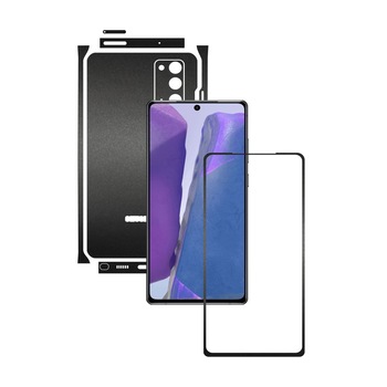 Folie Protectie Carbon Skinz pentru Samsung Galaxy Note 20 - Negru Mat Split Cut, Skin Adeziv Full Body Cover pentru Rama Ecran, Carcasa Spate si Laterale Folie Protectie Carbon Skinz pentru Samsung Galaxy Note 20 - Negru Mat Split Cut, Skin Adeziv Full Body Cover pentru Rama Ecran, Carcasa Spate si Laterale
