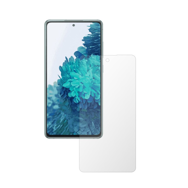 ISkinz képernyővédő fólia készlet, Samsung Galaxy S20 FE készülékhez, matt, szilikon, ujjlenyomatmentes, tükröződésmentes, tapadó és rugalmas, átlátszó, 2 db