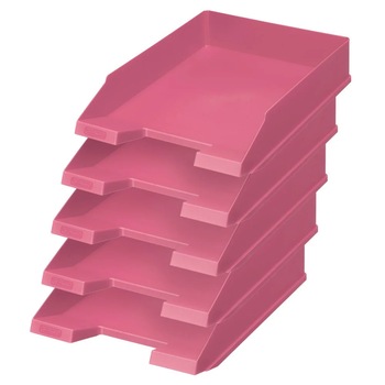 Set 5 tavite documente Herlitz A4 roz Set 5 tavite documente Herlitz A4 roz