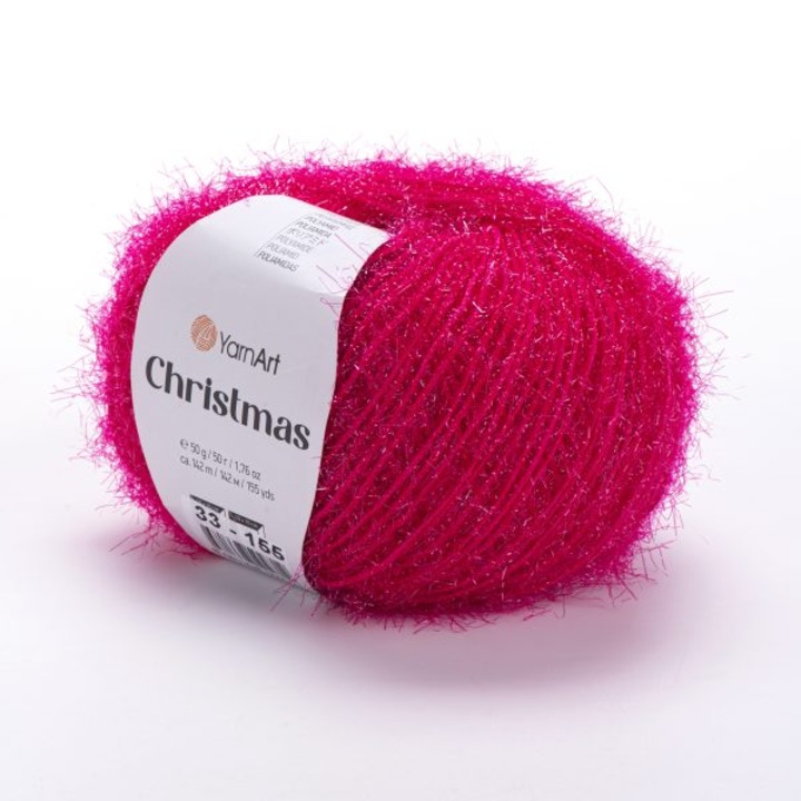 Fir pentru tricotat Yarn Art Christmas 33, 50 gr, 142 m, ciclame