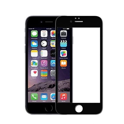 Folie din sticla securizata cu margini negre pentru Iphone 8