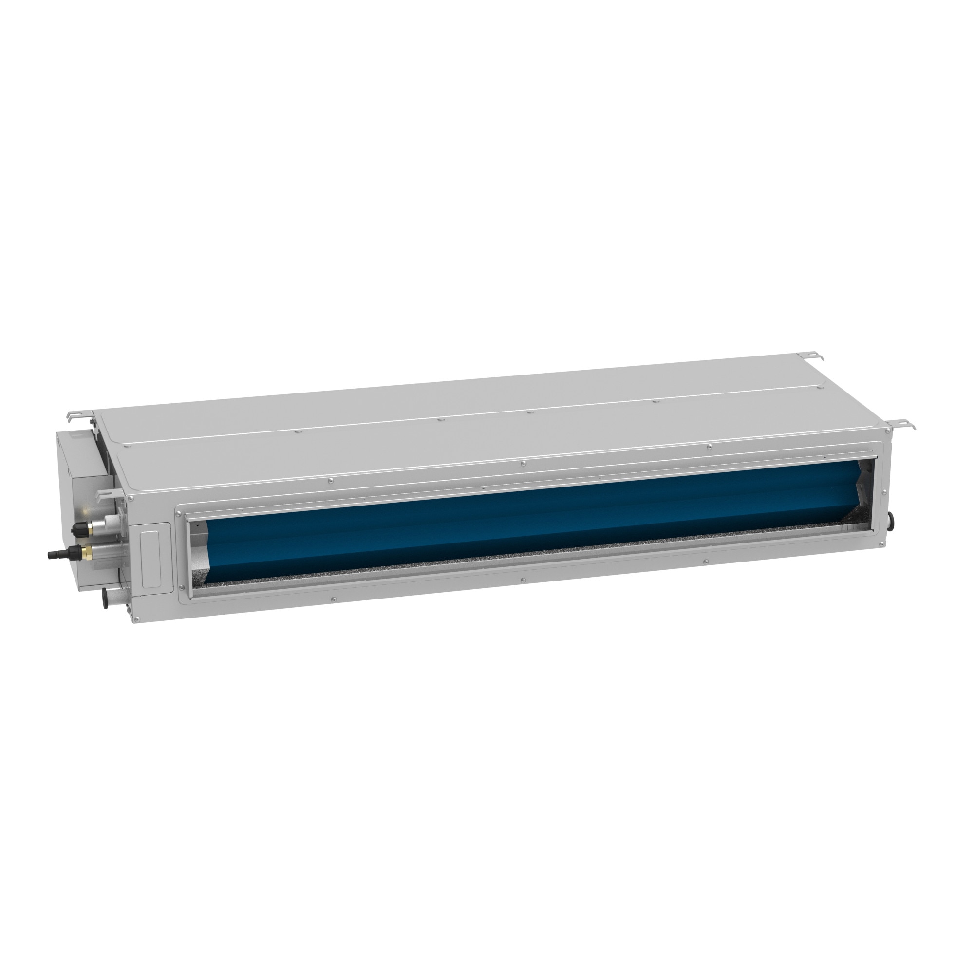 Echipament de climatizare tip duct GREE 42000btu/h GUD125PH/A-T-GUD125W/NhA-T alimentare monofazica Tempatura functionare racire -20+48, incalzire -20+24 grade Celsius + sistem antivibratie