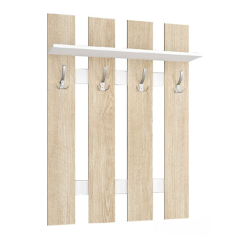 Cuier Borneo sonoma / alb, 70x23x120cm Cuier Borneo sonoma / alb, 70x23x120cm