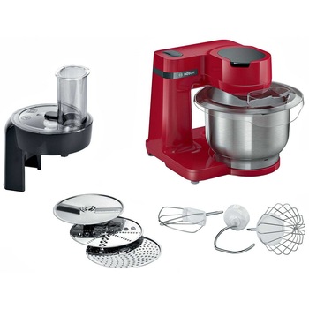 Robot de bucatarie Bosch MUMS2ER01, 700 W, 4 viteze + Pulse, bol 3.8 l, Rosu Robot de bucatarie Bosch MUMS2ER01, 700 W, 4 viteze + Pulse, bol 3.8 l, Rosu