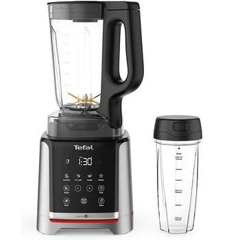 Blender TEFAL InfinyMix+ BL91HD31, 1.75l, 1600W, 1 trepta viteza, Argintiu-Negru Blender TEFAL InfinyMix+ BL91HD31, 1.75l, 1600W, 1 trepta viteza, Argintiu-Negru