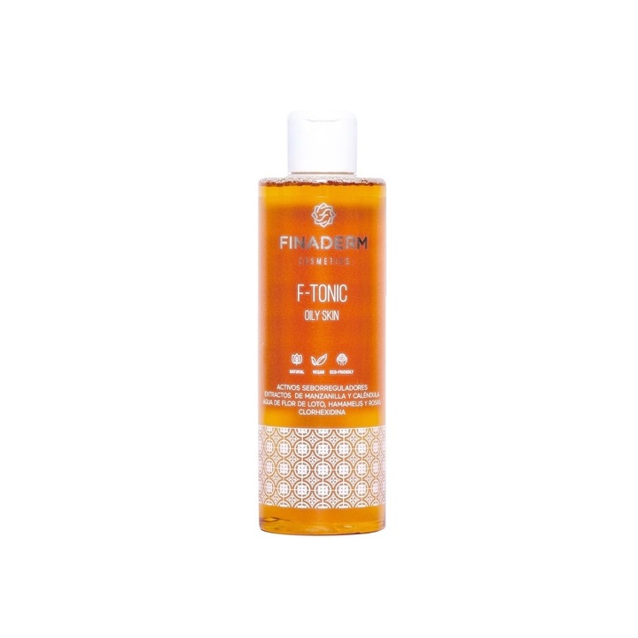 Lotiune tonica, Finaderm Cosmetics, pentru piele grasa, 200 ml