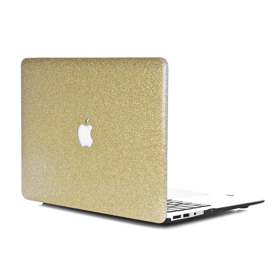 Protectie carcasa pentru Macbook Air 13 inch A1369 / A1466 2010 - 2017, Shining Gold