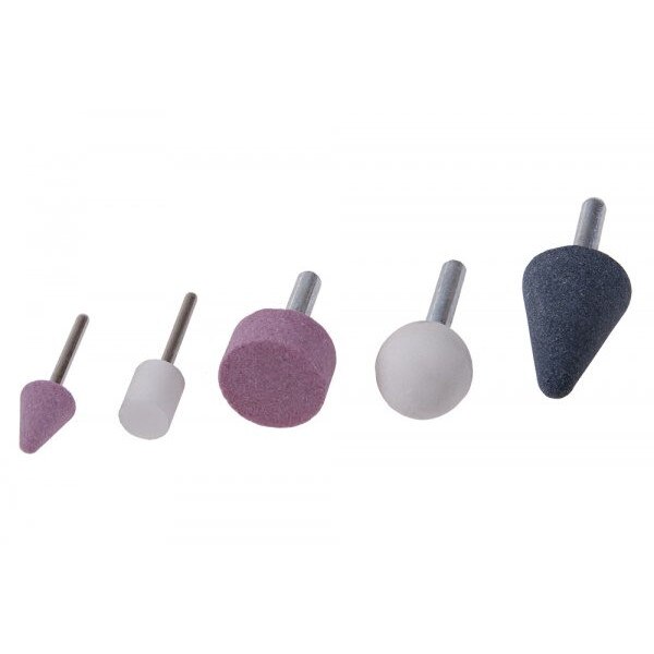 Set 5 bucati pietre abrazive de slefuit 3/6MM, Festa, 21540