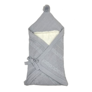 Portbebe Miruna bleu prafuit 85X85 cm Portbebe Miruna bleu prafuit 85X85 cm