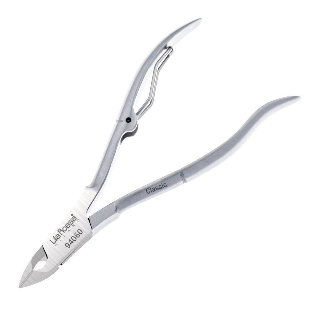 Cleste manichiura / pedichiura profesional pentru cuticule Lila Rossa, otel inoxidabil, model rusesc, silver matt, 94060