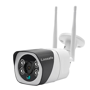 Camera de supraveghere WIFI Loosafe® B03, metalica, compatibila Google Home si Alexa, exterior / interior, Full HD, 4X zoom, sunet bidirectional, stocare card/cloud, senzor miscare, alb Camera de supraveghere WIFI Loosafe® B03, metalica, compatibila Google Home si Alexa, exterior / interior, Full HD, 4X zoom, sunet bidirectional, stocare card/cloud, senzor miscare, alb