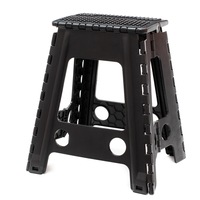 scaun pliabil tip taburet treapta inaltatorcu grip puternic pentru aer liber gradina bucatarie baie camping si pescuit sau pentru copii negru inaltime 45 cm imagen 6_0_
0