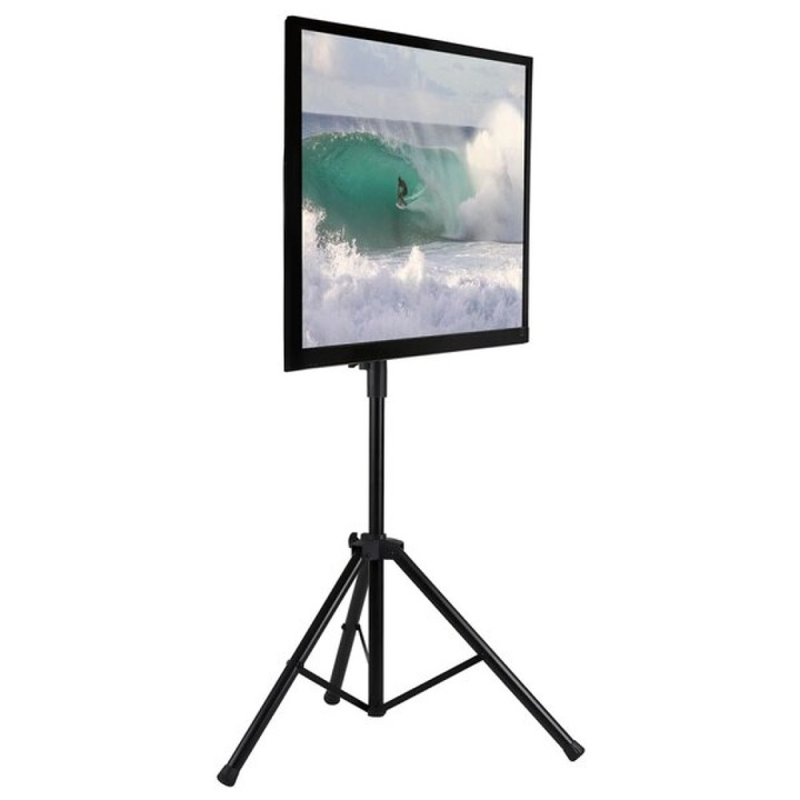 Stand TV portabil, universal, trepied, 17 - 60 inch, Negru, ICA-TR17T2