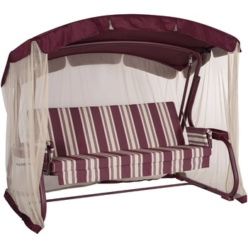 Leagan/Balansoar cu perdele, gradina, terasa, 3 locuri, sarcina maxima 300 kg Leagan/Balansoar cu perdele, gradina, terasa, 3 locuri, sarcina maxima 300 kg