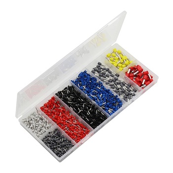 Set 1200 buc pini terminali DARO pentru conductori electrici 0,50 - 10 mm², ferule Set 1200 buc pini terminali DARO pentru conductori electrici 0,50 - 10 mm², ferule
