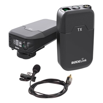 Kit Microfon lavaliera Rode RODELink Filmmaker cu transmitator radio si receptor, Wireless, Black Kit Microfon lavaliera Rode RODELink Filmmaker cu transmitator radio si receptor, Wireless, Black