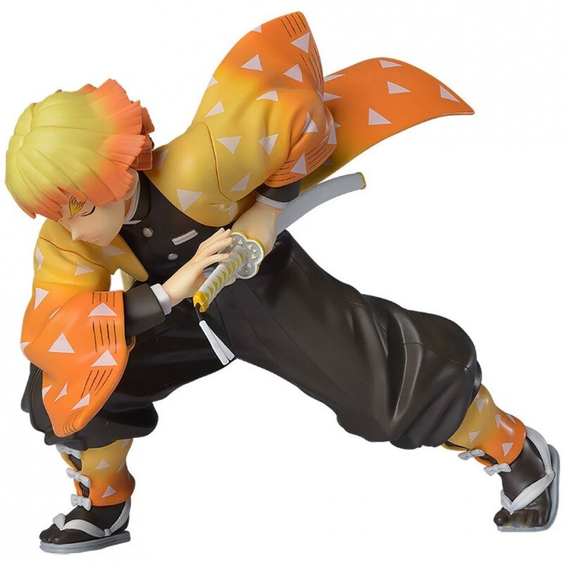 Figurina Demon Slayer Kimetsu no Yaiba Zenitsu Agatsuma The Third Ichibansho , 11cm, Multicolor