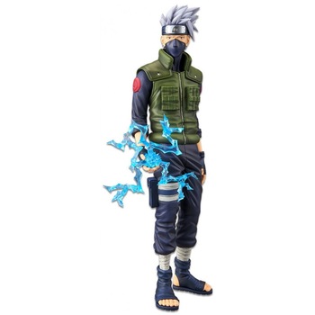 Figurina Naruto Shippuden Hatake Kakashi , 29 cm, Multicolor Figurina Naruto Shippuden Hatake Kakashi , 29 cm, Multicolor