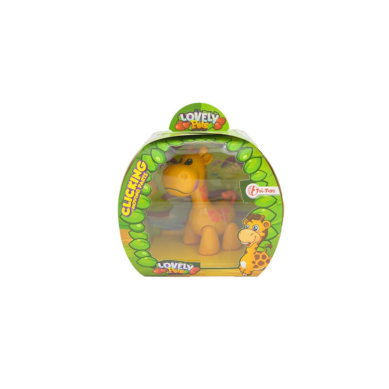Figurina draguta mobila girafa, Toi - Toys, +18 luni
