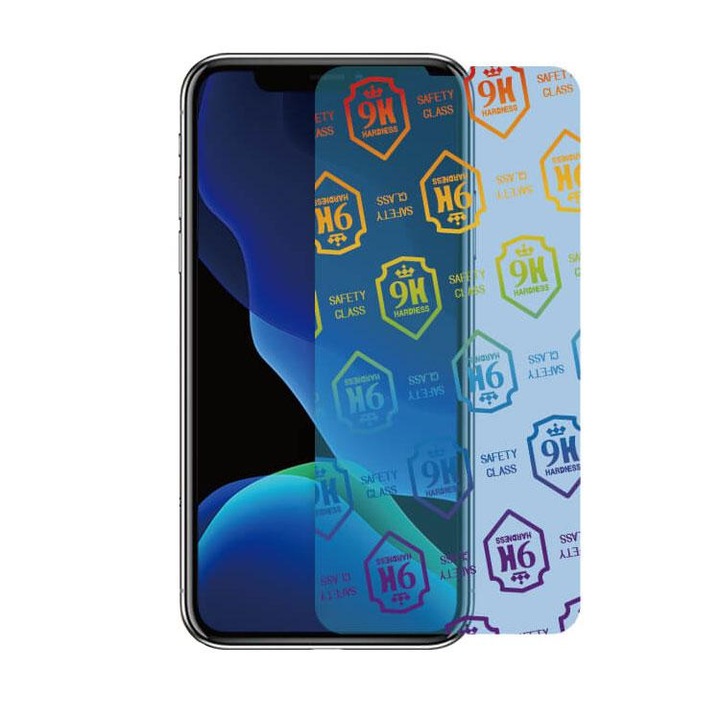 Apple iPhone 12 Minivel kompatibilis hibrid védőfólia, nanoüveg, rugalmas, ütésálló, fordítva