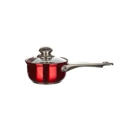 Cratita cu coada Banquet inox Maestro Red, capac sticla,1.350 l
