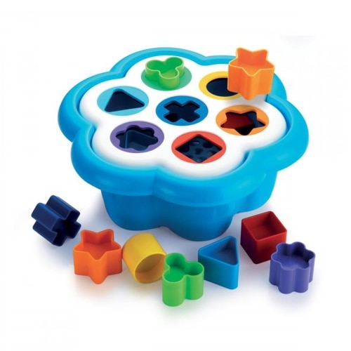 Joc educativ Imaginarium Daisy Forma Box cu forme geometrice colorate pentru potrivit si inserat