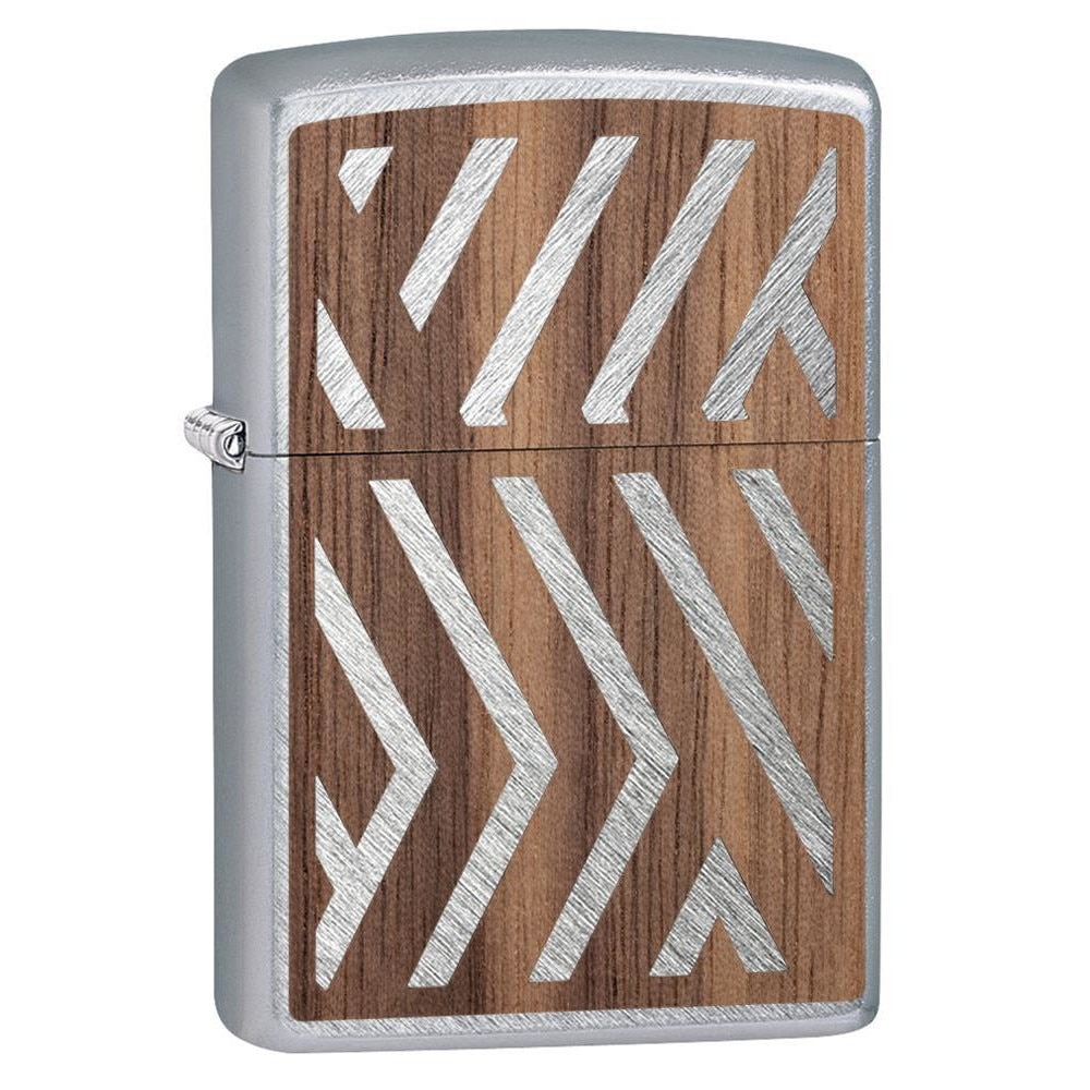 Bricheta Zippo Herringbone Sweep Walnut Emblem Attached Each