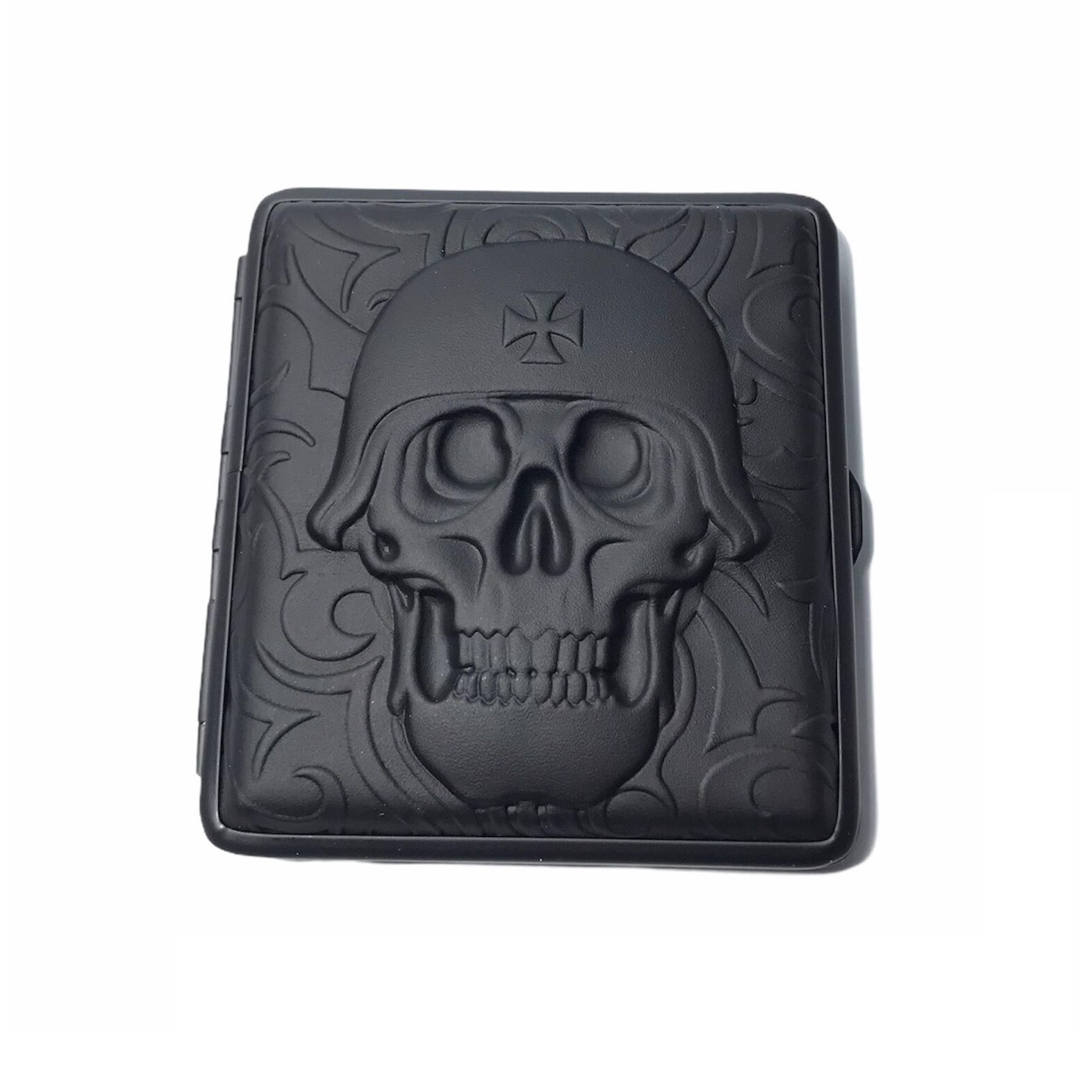 Tabachera Angel Black Skull 20 tigarete dimensiune standard eyes