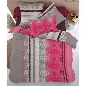 Lenjerie de Pat Somnart din Bumbac model M07 - 1 persoana Lenjerie de Pat Somnart din Bumbac model M07 - 1 persoana