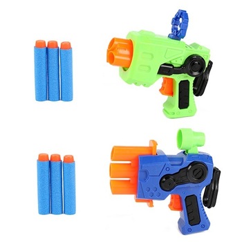 Set 2 Pistoale Toi-Toys cu 6 Gloante din Spuma Set 2 Pistoale Toi-Toys cu 6 Gloante din Spuma