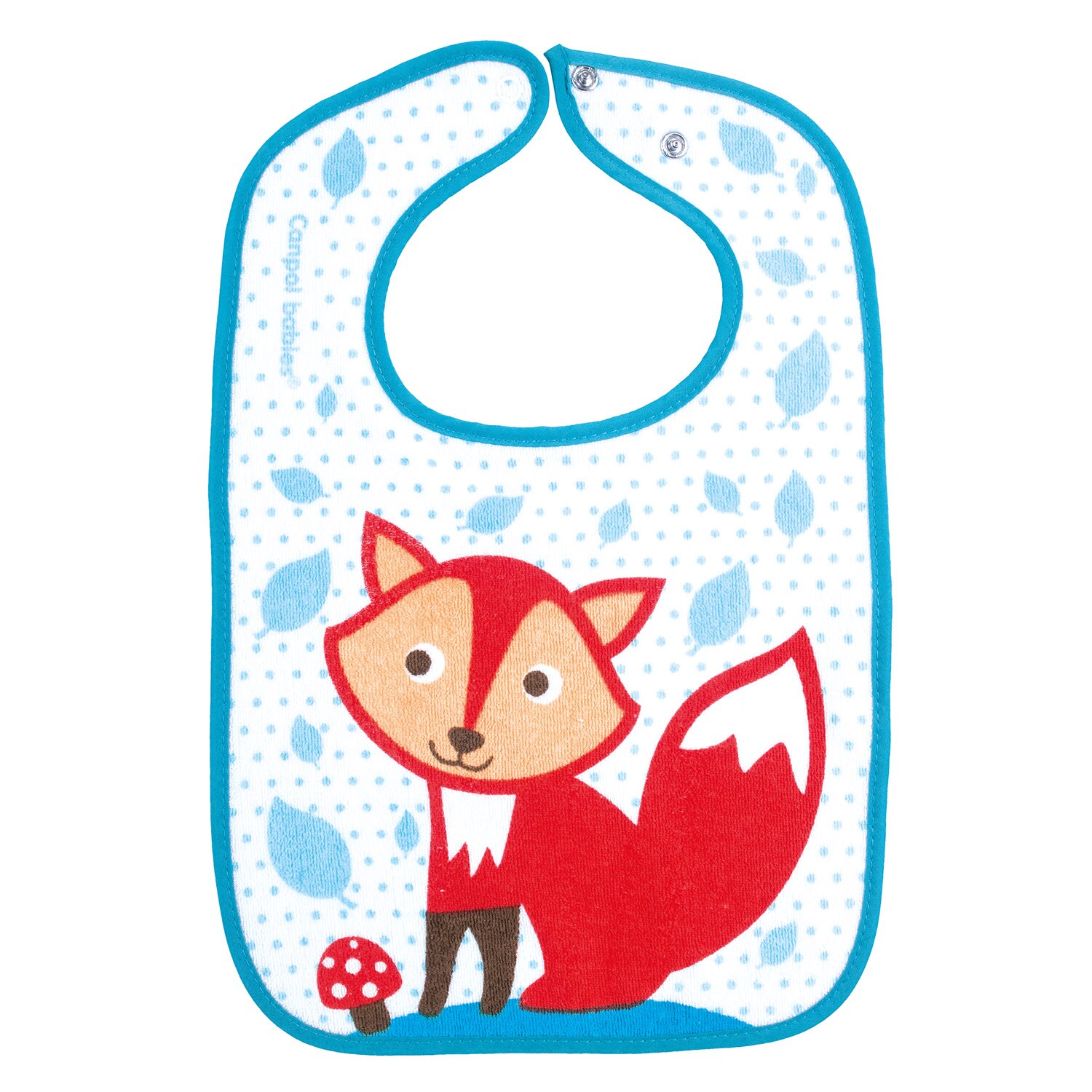 Barbita, bumbac/poliester, capse, rosu, Canpol, 15/104