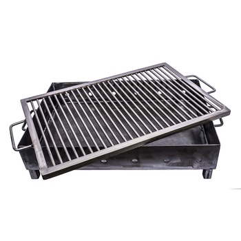 Gratar metalic pe carbuni cu sita din inox 60X40mm / ZTS 5484 Gratar metalic pe carbuni cu sita din inox 60X40mm / ZTS 5484