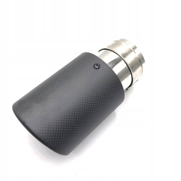 Ornament toba evacuare din inox si fibra de carbon in 63mm - out 89mm