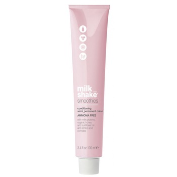 Vopsea semi-permanenta Milk Shake Smoothies 6.1|6A, Blond Inchis Cenusiu, 100ml Vopsea semi-permanenta Milk Shake Smoothies 6.1|6A, Blond Inchis Cenusiu, 100ml