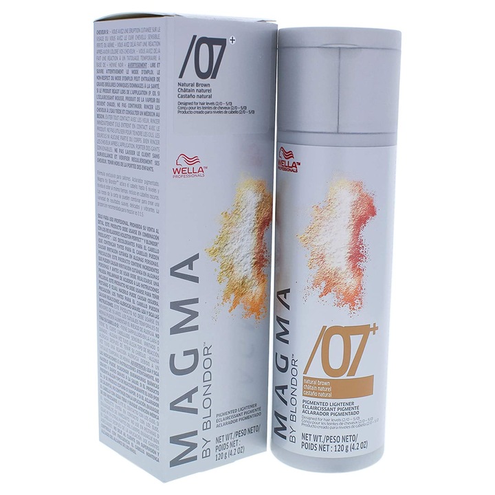 Pudra nuantatoare Wella Professionals Magma By Blondor /07+, Castaniu Inchis, 120gr
