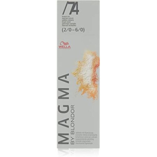 Pudra nuantatoare Wella Professionals Magma By Blondor /74, Castaniu Rosu, 120gr