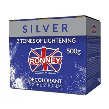 Pudra decoloranta 500 g, Ronney Silver 7 Tones Pudra decoloranta 500 g, Ronney Silver 7 Tones