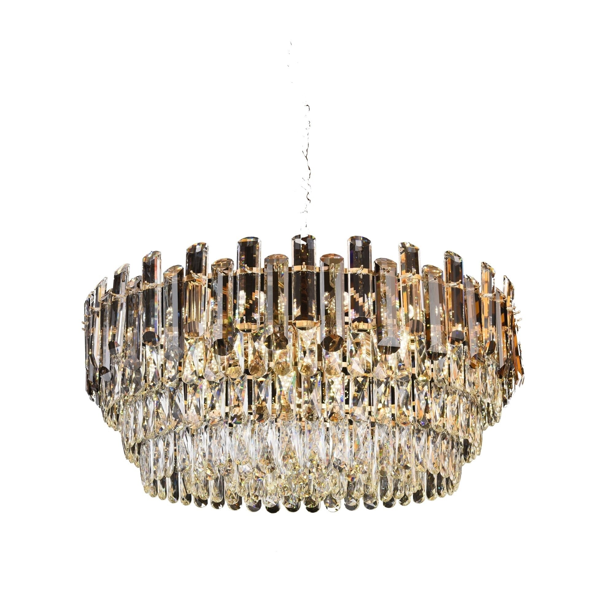 ZAZA DESIGN LUSTRA ROTUND CU CRISTAL Q:55 H:55 CM