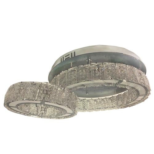 Lustra LED Circle Design, K9 Cristal 3 Segmente , Telecomanda 808/2