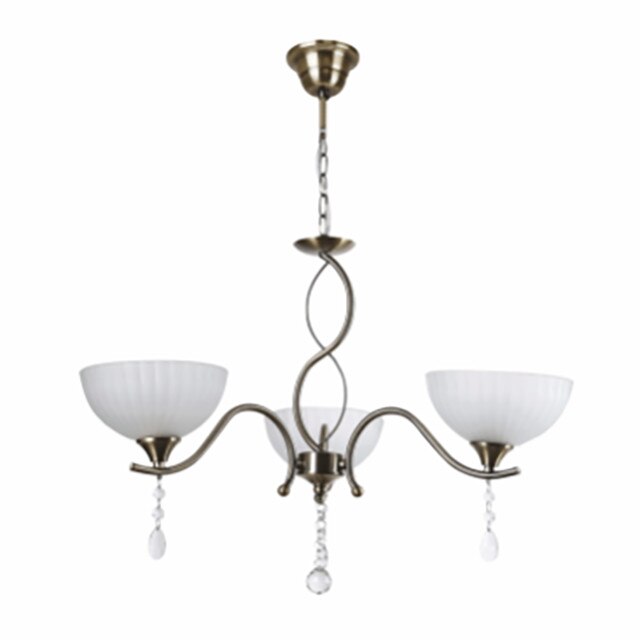 Lustra Luxor Alb+Alama 3XE27 60W