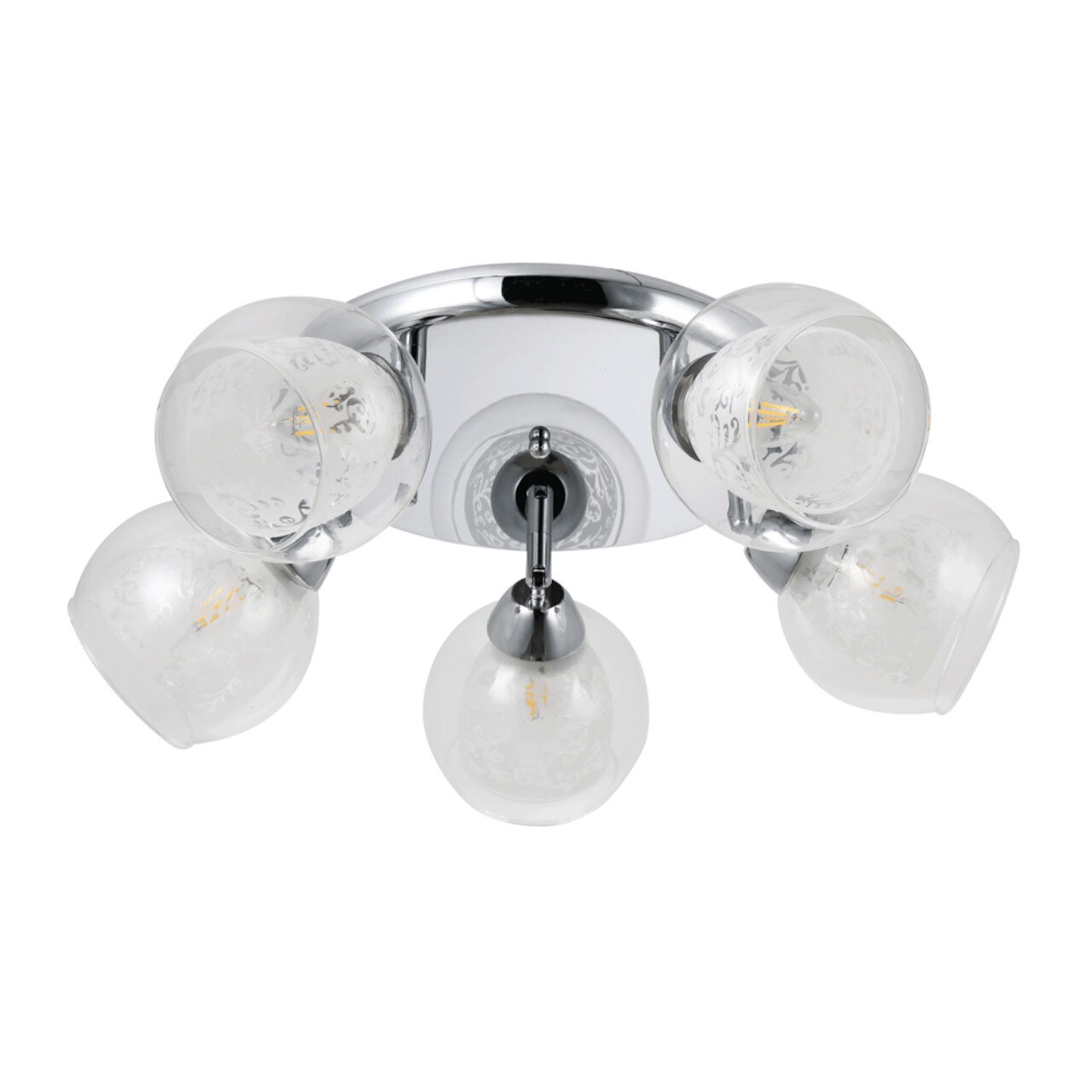 Lustra Interior Erste Ezreal 5x60W Max E27 EL0038088 Culoare Crom