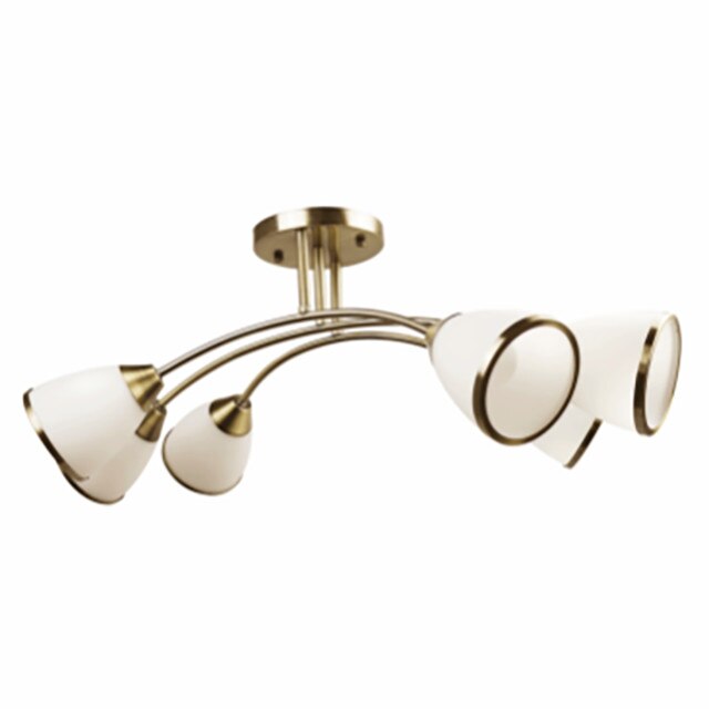 Lustra Monica Alama+Alb 6XE27 60W