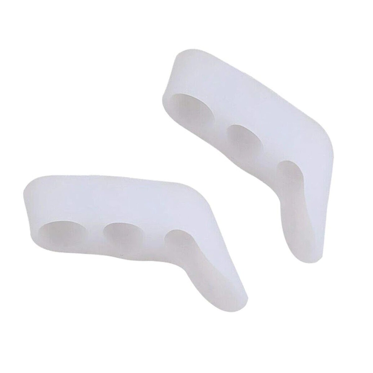 Set 2 bucati separator pentru degete, protectie monturi, din silicon, alb