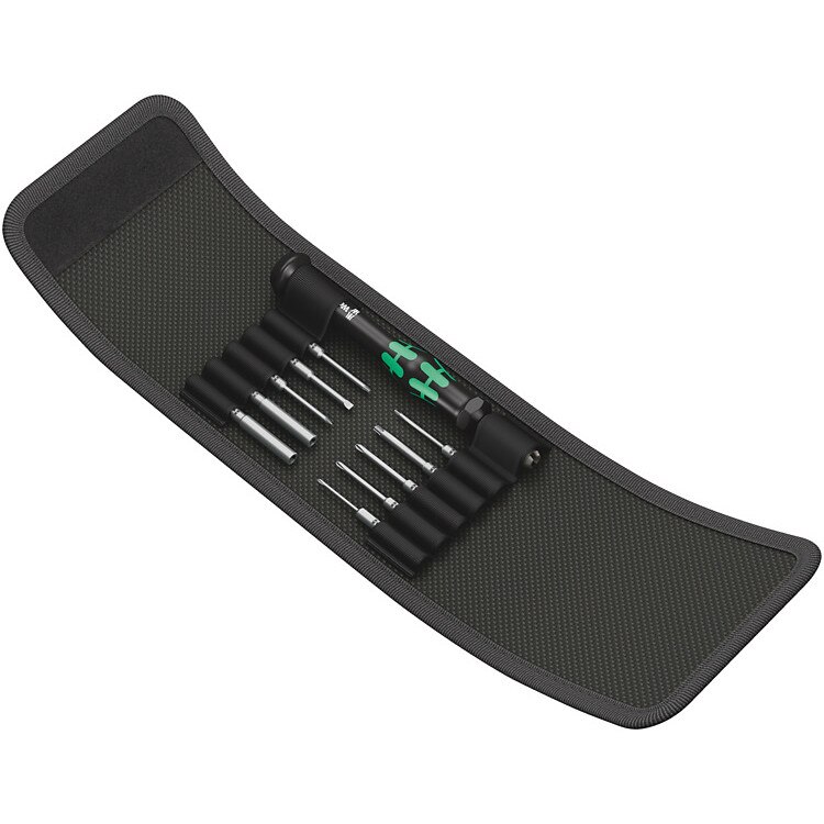 Set maner surubelnita cu biti lungi, 11 bucati, Wera Kraftform Kompakt Micro 11 Electronics 1