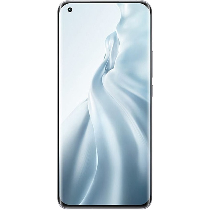 Мобилен телефон Xiaomi Mi 11, Dual SIM, 256GB, 8GB RAM, 5G, Cloud White