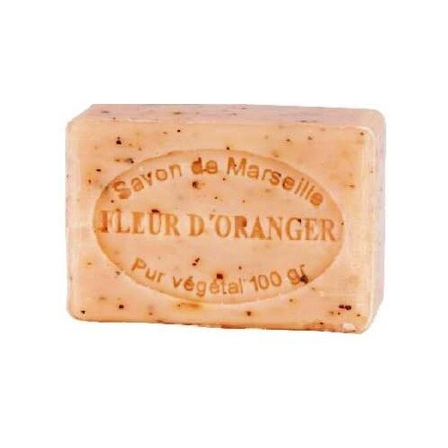 Sapun Natural de Marsilia 100g Exfoliant Flori de Portocal Fleur d'Oranger Le Chatelard 1802