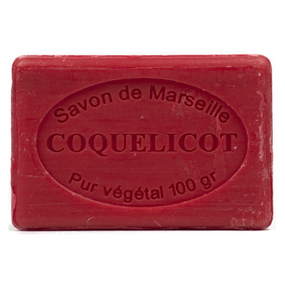 Sapun Natural de Marsilia 100g Mac Rosu Coquelicot Le Chatelard 1802