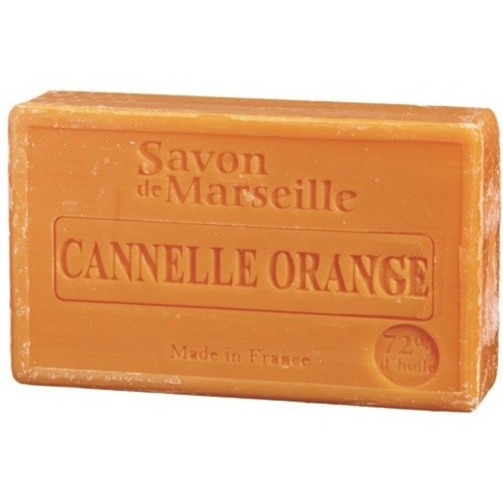 Sapun Natural de Marsilia 100g Scortisoara-Portocala Cannelle-Orange Le Chatelard 1802