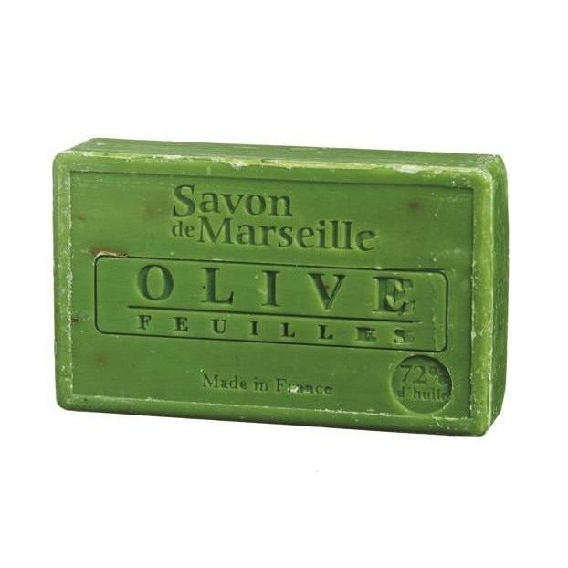 Sapun Natural de Marsilia 100g Exfoliant Masline Olive Feuilles Le Chatelard 1802